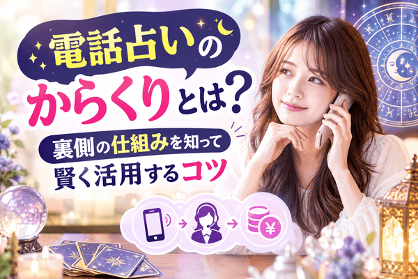 電話占いのからくりとは？裏側の仕組みを知って賢く活用するコツ